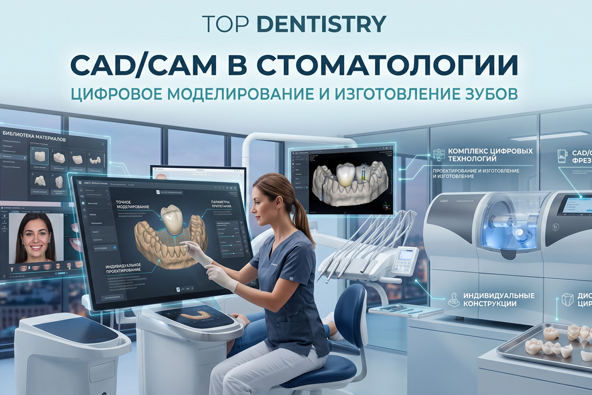 CAD/CAM в стоматологии: цифровое моделирование и изготовление зубов