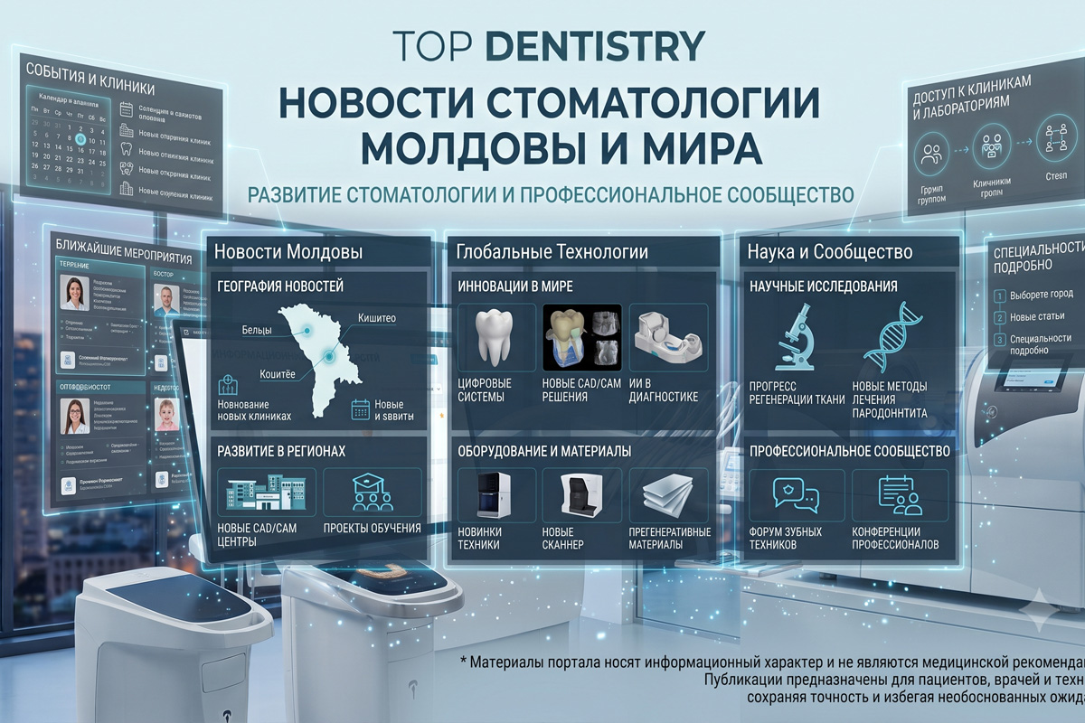 Новости стоматологии Молдовы и мира